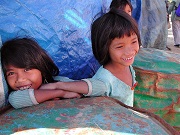 Bild Zwei Mädchen Laos