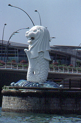 Bild Merlion - Wahrzeichen von Singapur